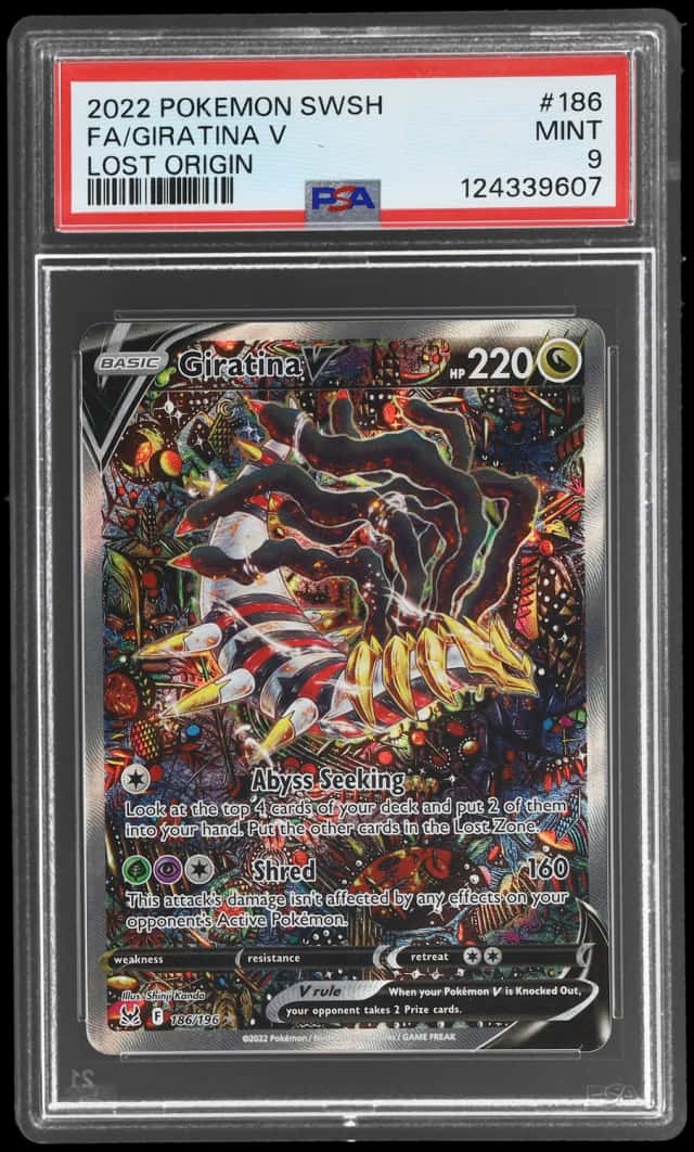 2022 Pokemon Sword and Shield Lost Origin Giratina V #186