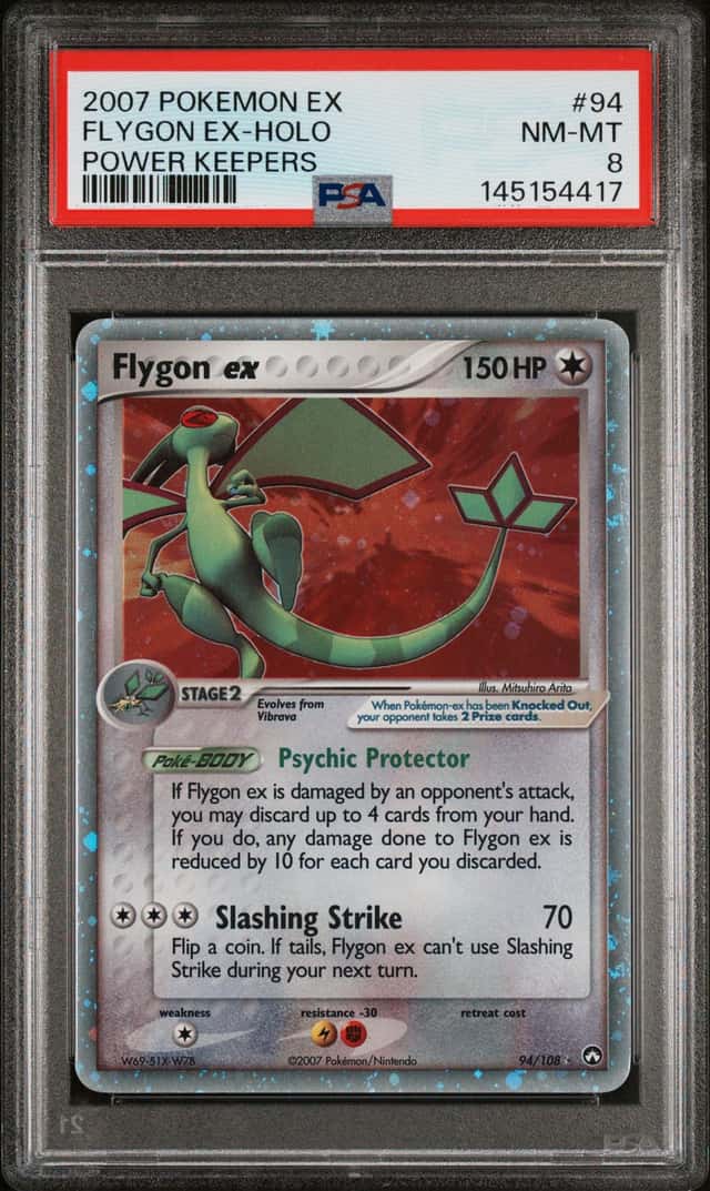 Pokemon Flygon EX Holo Rare Card 94/108 Power Keepers