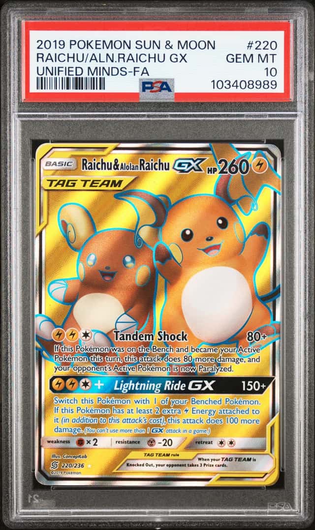 Raichu & Alolan Raichu GX