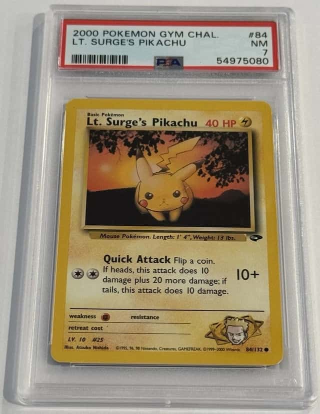 Lt. Surge's Pikachu