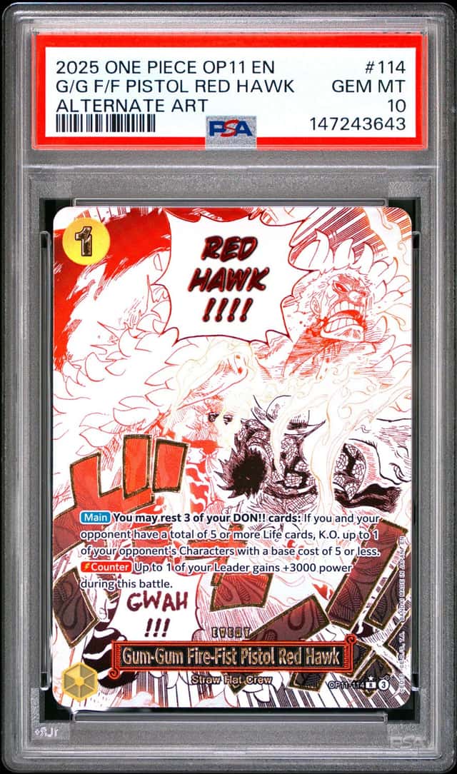 Gum-Gum Fire-Fist Pistol Red Hawk