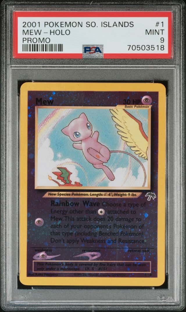 2001 Pokemon Southern Islands Holo Mew #1