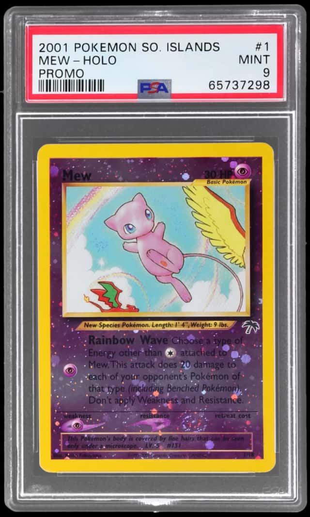 2001 Pokemon Southern Islands Holo Mew #1