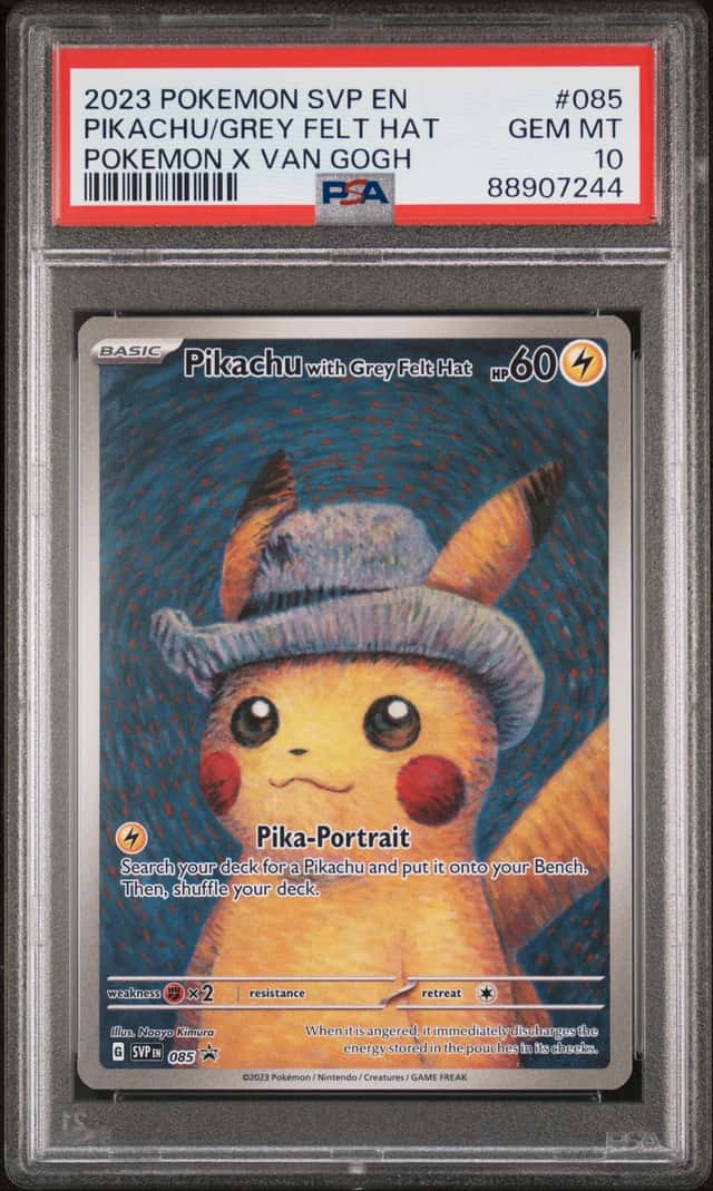 Pikachu/Grey Felt Hat