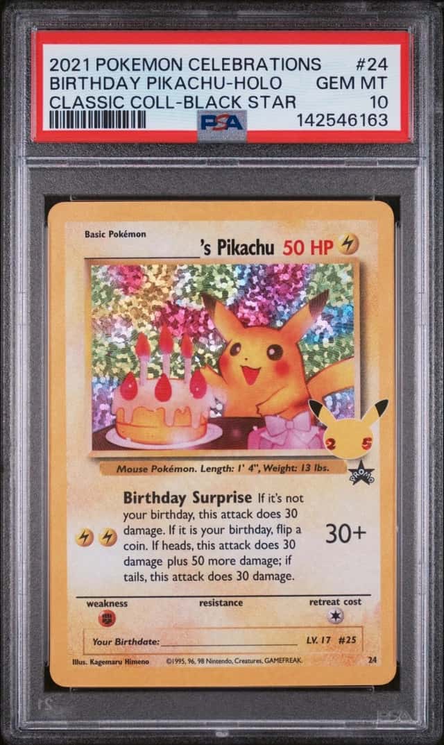 _____'s Pikachu STAMP [25th Anniversary] TEXTURED CONFETTI HOLO
