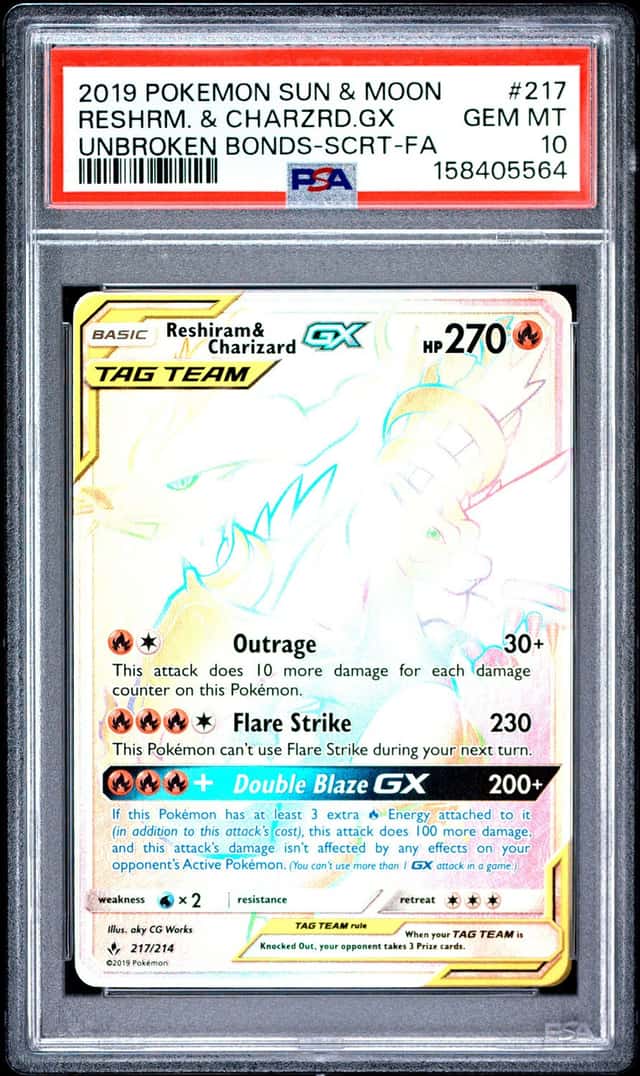 Reshiram & Charizard GX