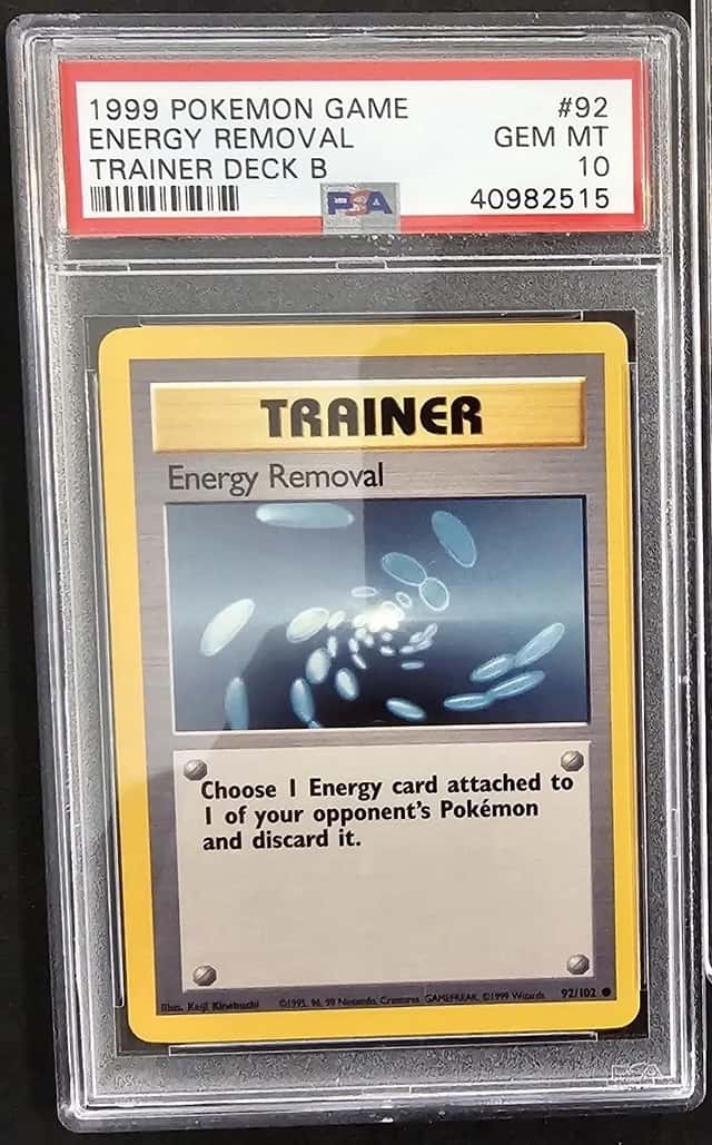 Energy Removal