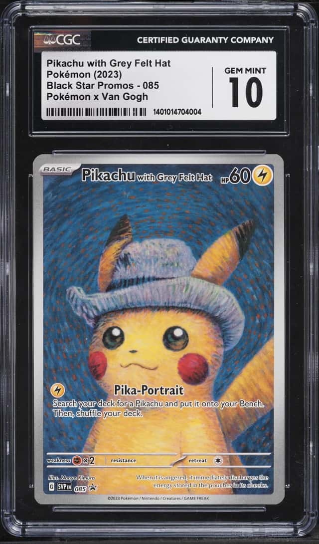 Pikachu/Grey Felt Hat