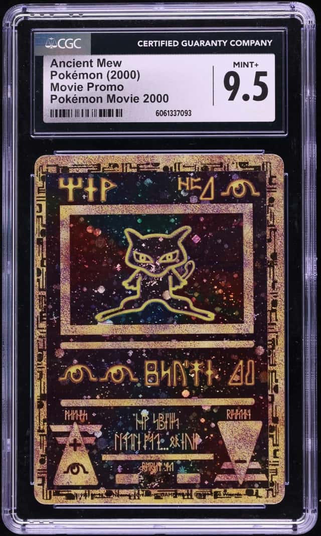 2000 Pokemon Movie Promo Ancient Mew CGC 9.5 MINT+