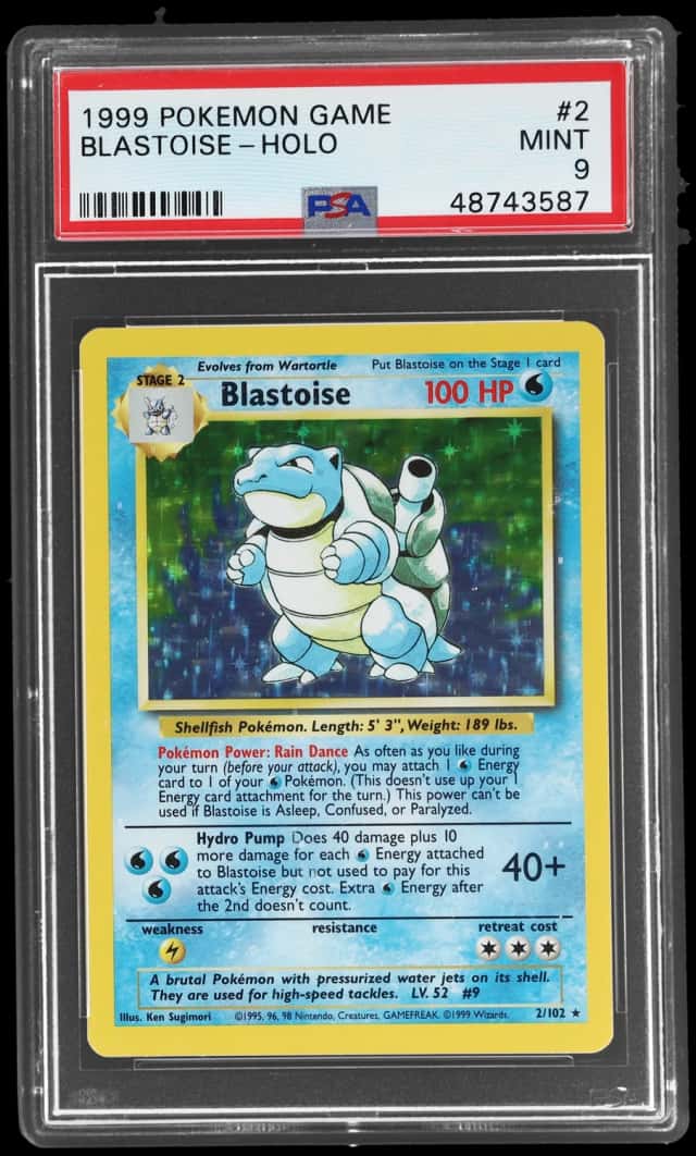 1999 Pokemon Base Set Holo Blastoise #2