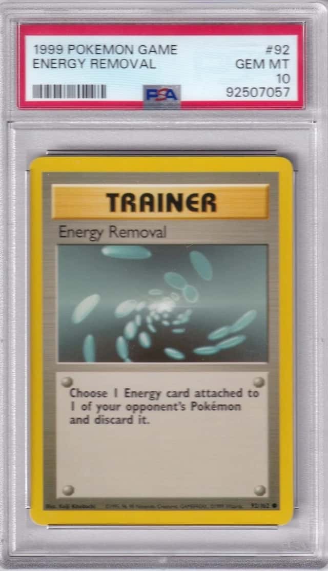 Energy Removal