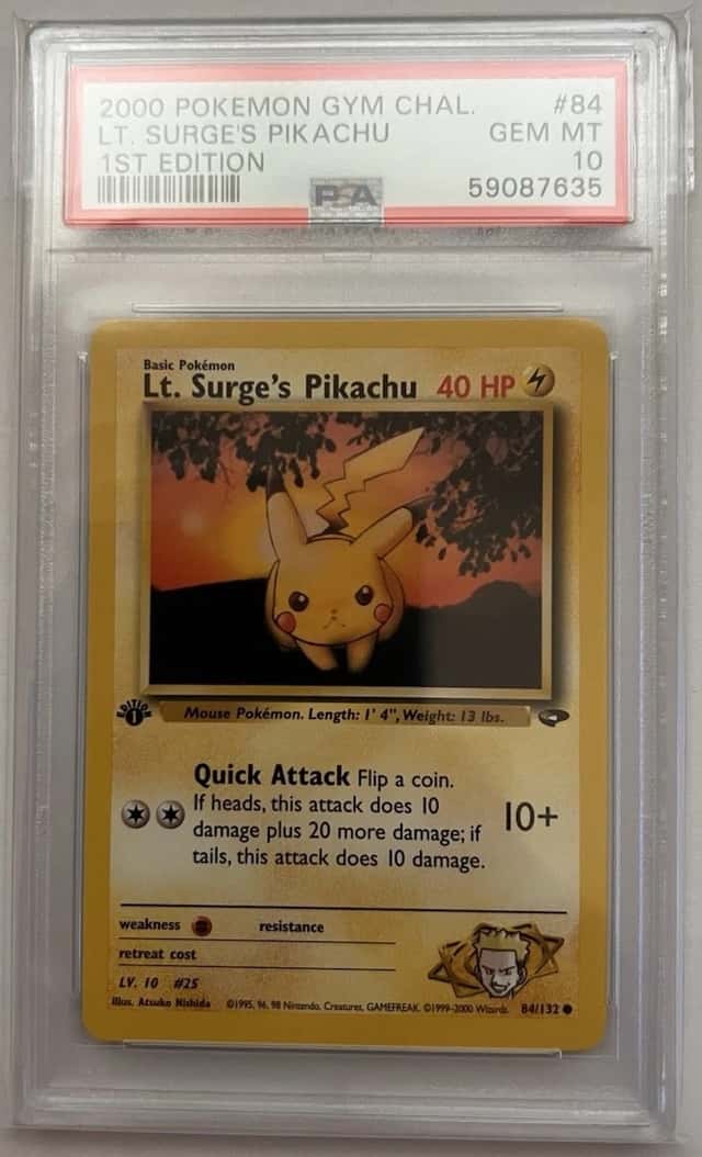 Lt. Surge's Pikachu