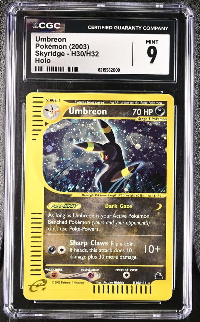 Pokemon Umbreon Skyridge H30/H32 Holo CGC 9 Mint