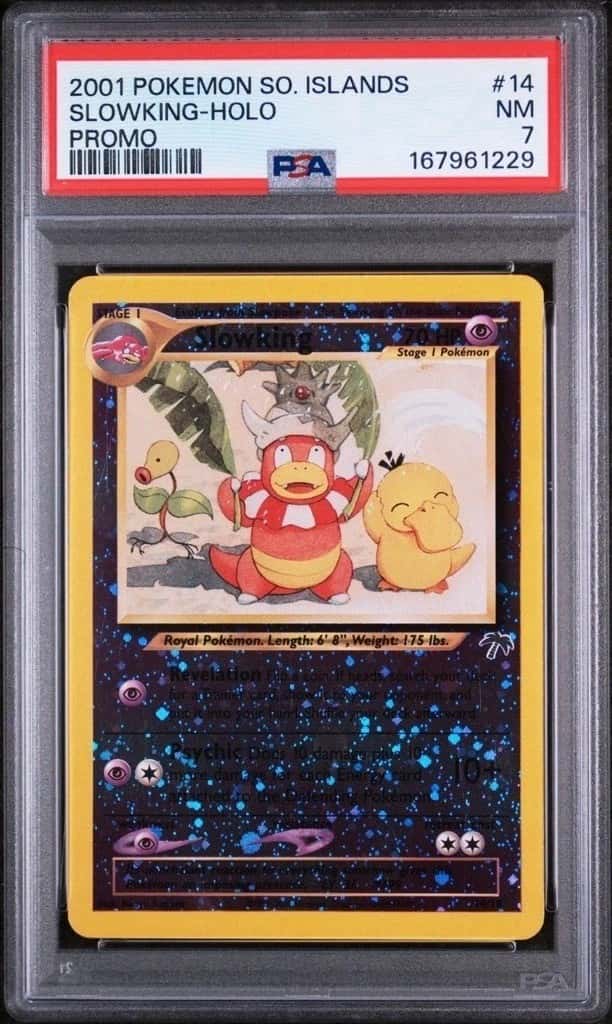 Slowking Holo 14/18 Southern Islands Promo Pokemon PSA 7