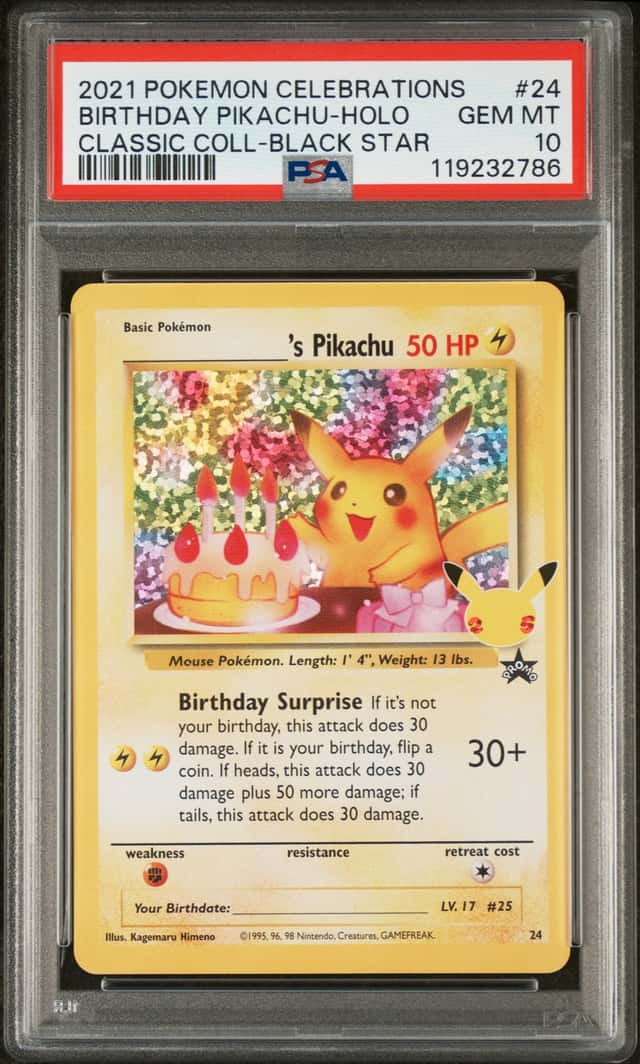 _____'s Pikachu STAMP [25th Anniversary] TEXTURED CONFETTI HOLO