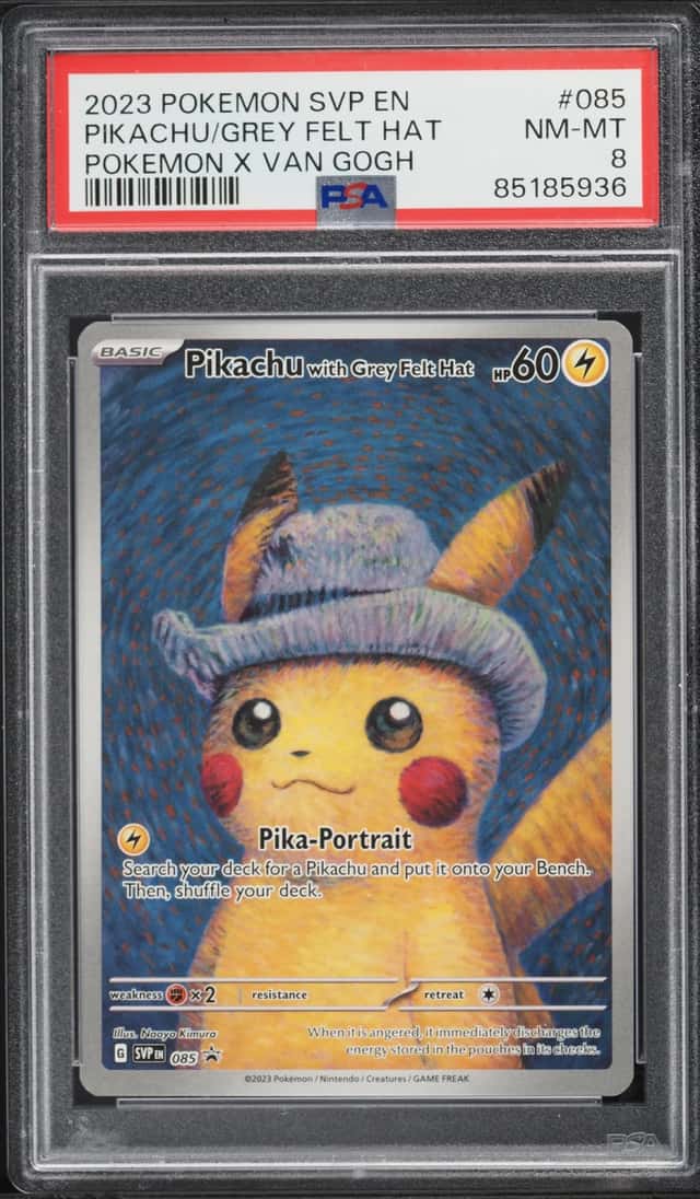 Pikachu/Grey Felt Hat