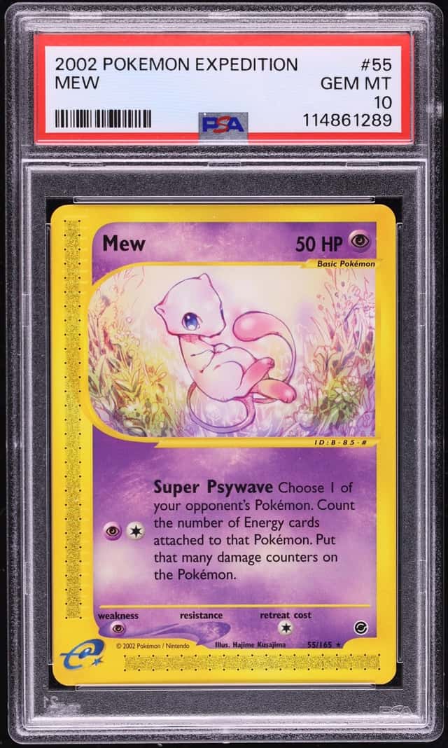 2002 Pokemon Expedition Mew #55 PSA 10 GEM MINT