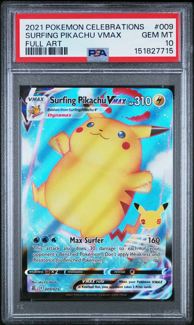 Surfing Pikachu VMAX