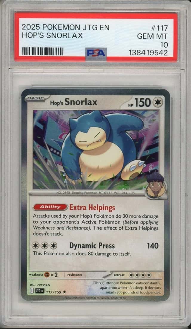 Hop's Snorlax