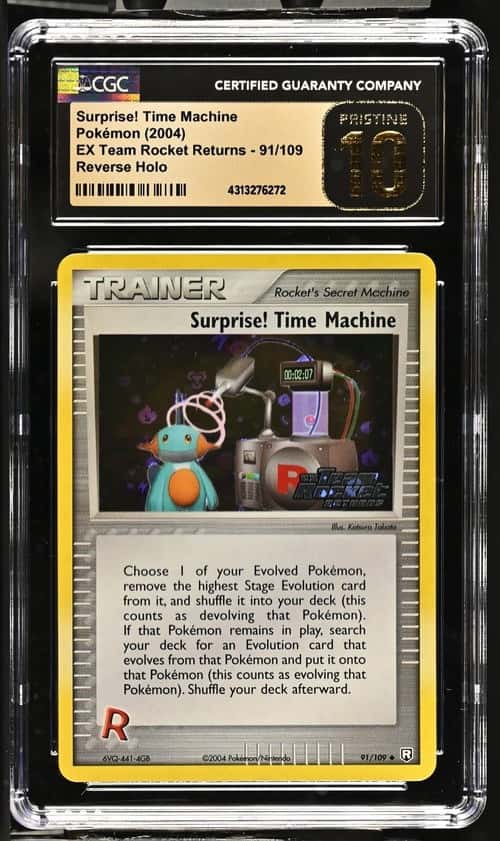 Surprise! Time Machine