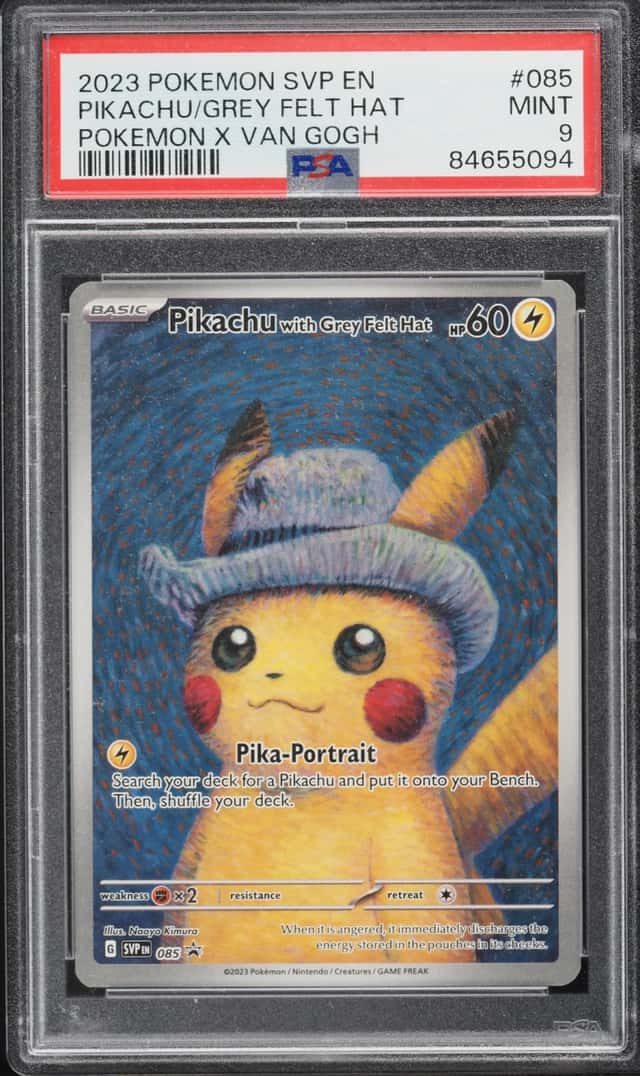 Pikachu/Grey Felt Hat