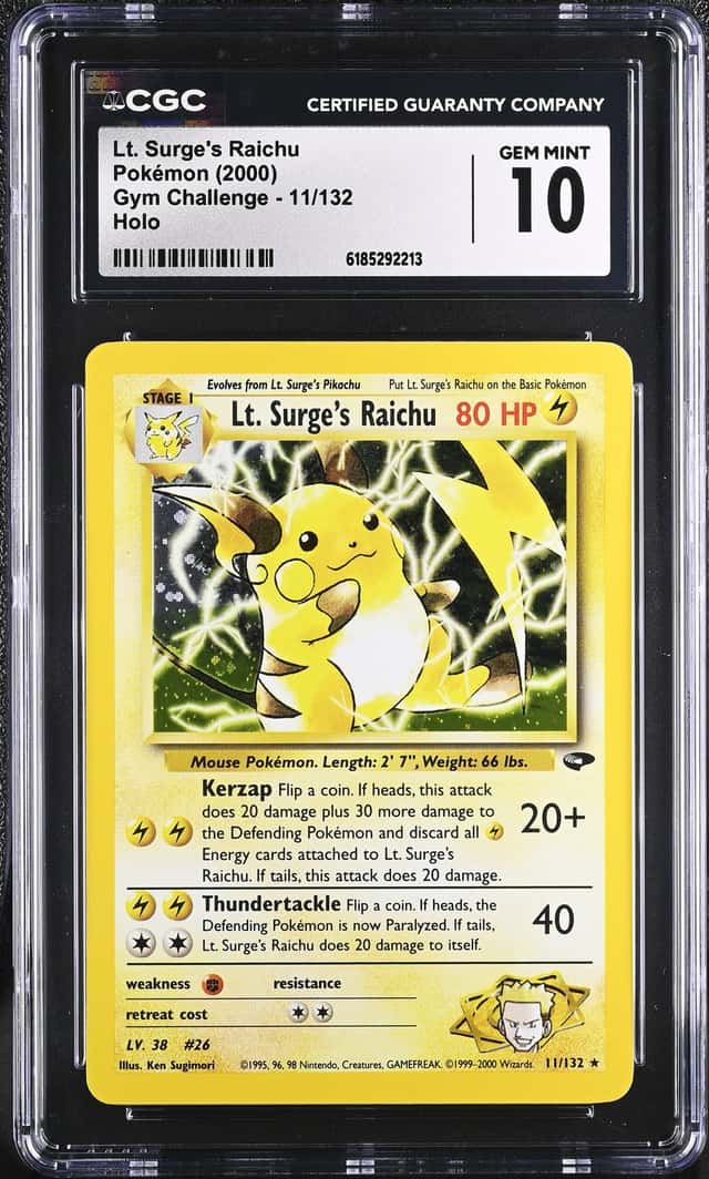 Lt. Surge's Raichu