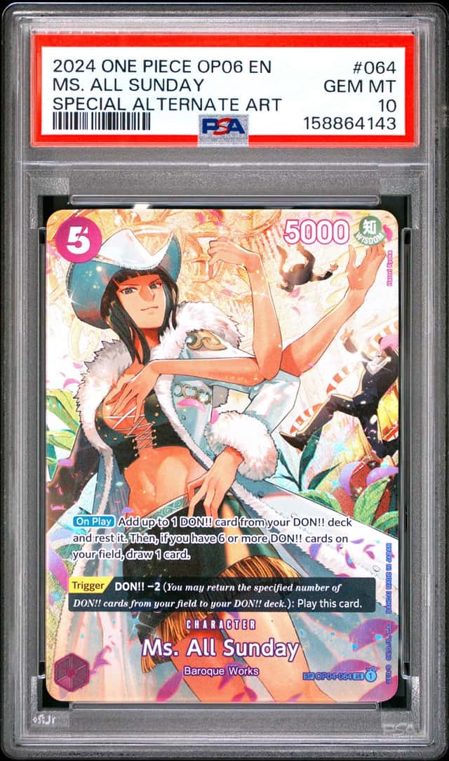 Ms. All Sunday SP One Piece Op06-Wings Of The Captain 064 PSA 10