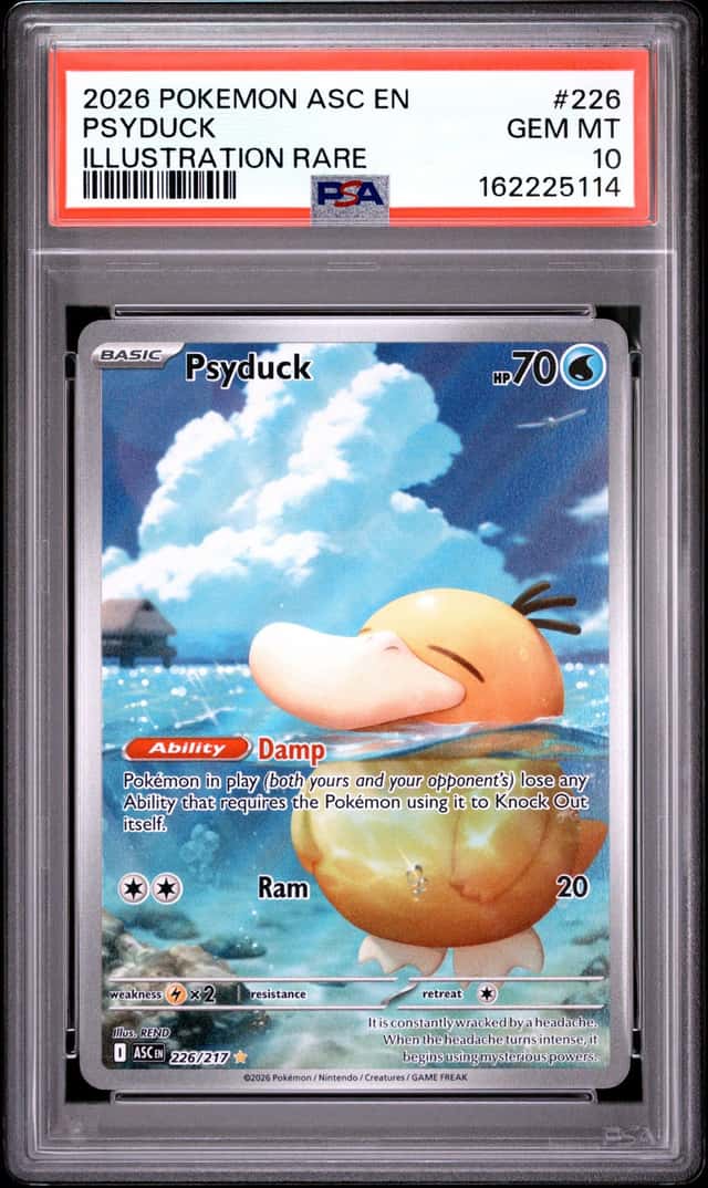 2026 Pokemon Ascended Heroes Psyduck SIR 226/217 PSA 10 Gem Mint #2