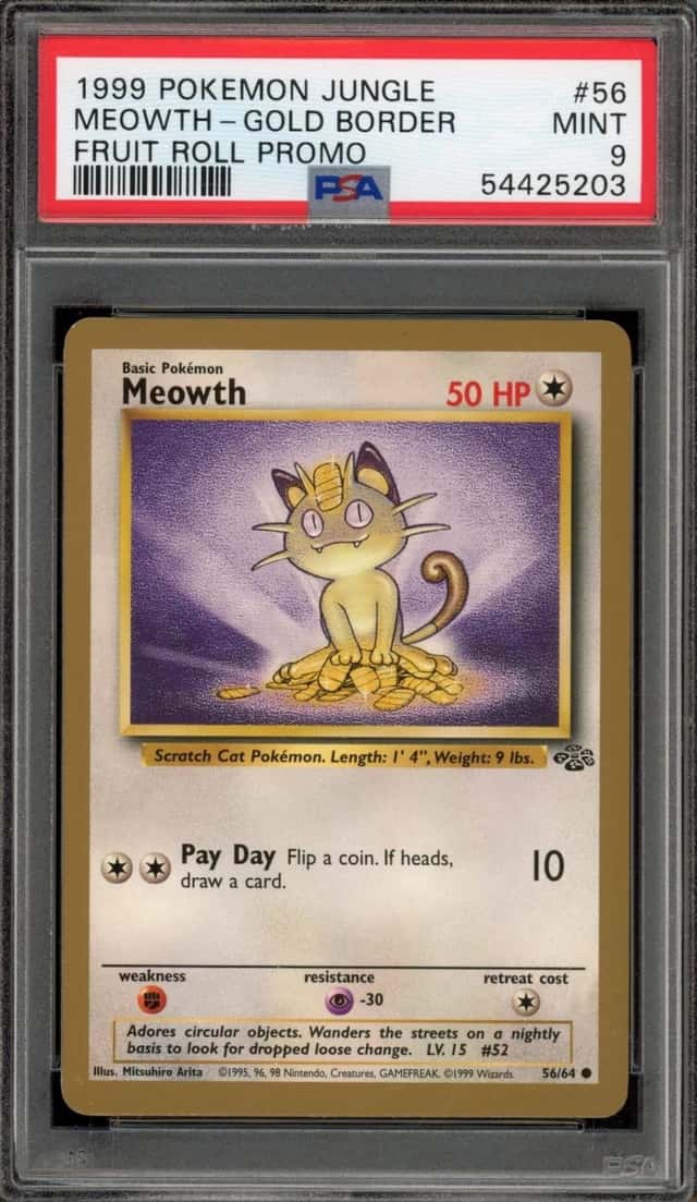 Meowth-Gold Border