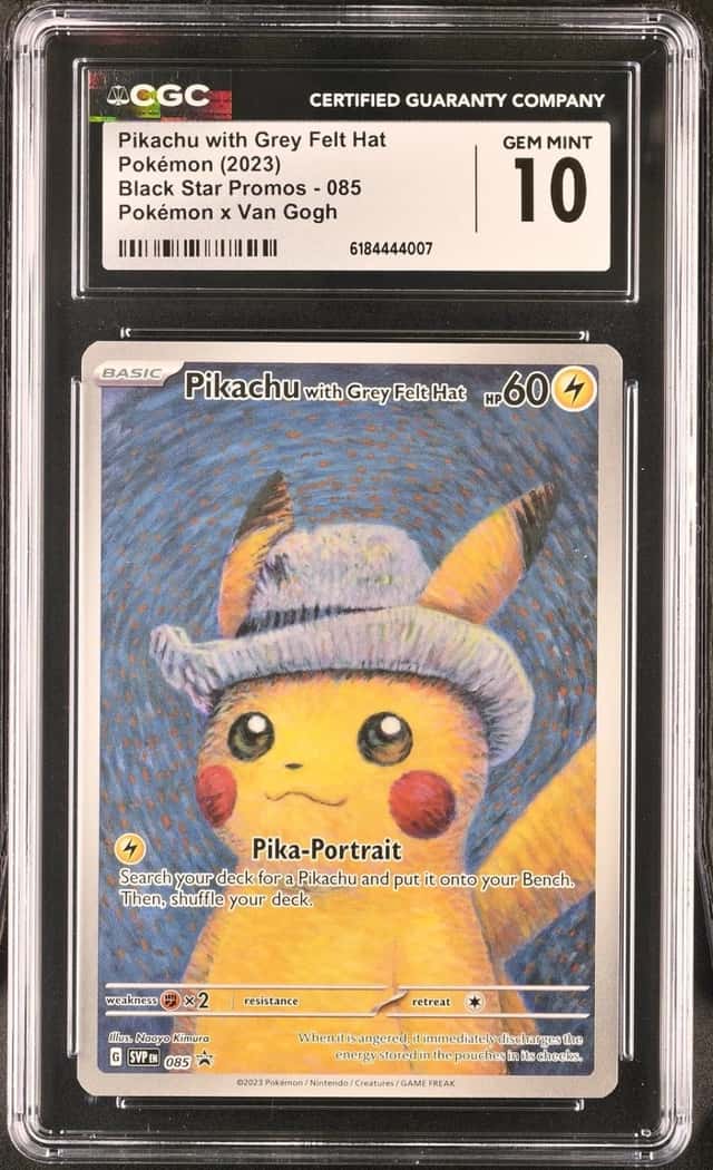 Pikachu/Grey Felt Hat