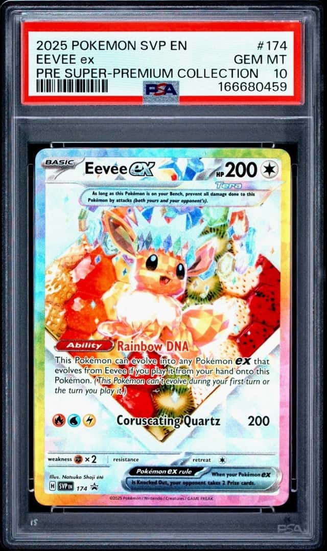 PSA 10 GEM MINT Eevee 174/SVP Black Star PROMO Prismatic Evolutions SPC Pokemon