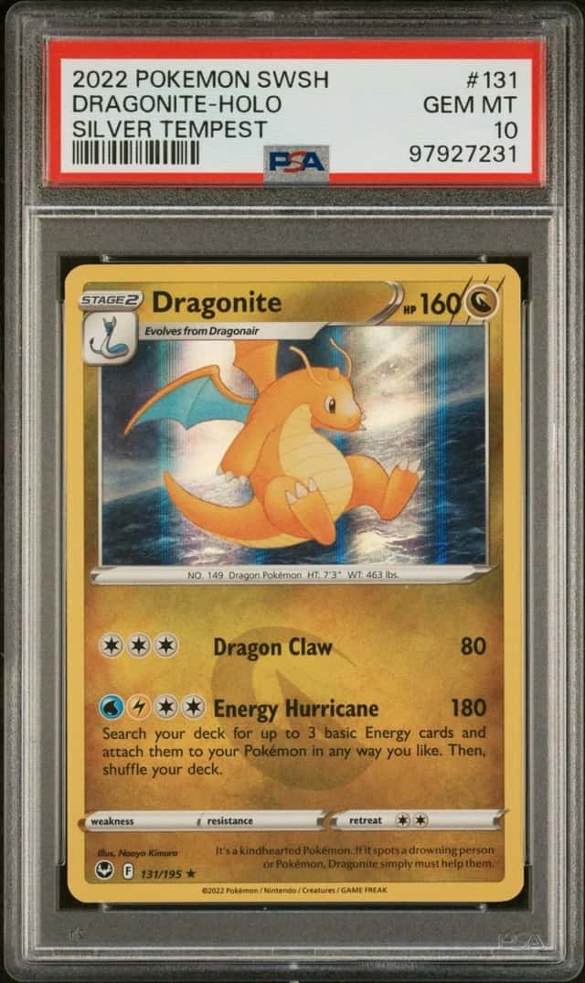 2022 Pokemon SWSH Dragonite Holo #131/195 PSA 10 