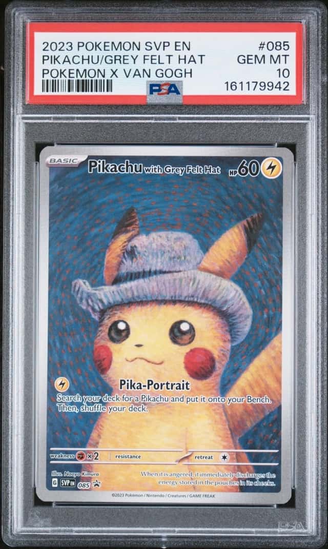 Pikachu/Grey Felt Hat