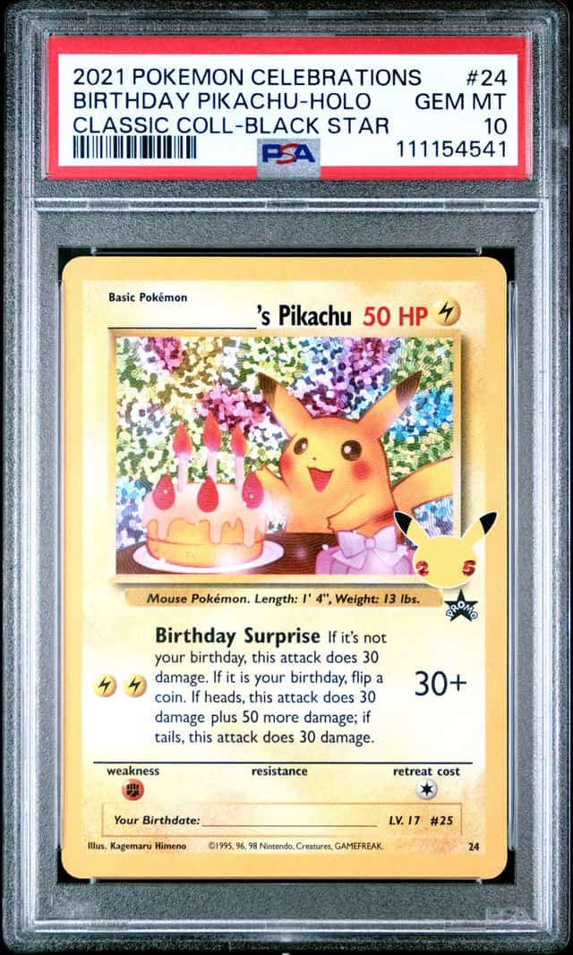 _____'s Pikachu STAMP [25th Anniversary] TEXTURED CONFETTI HOLO