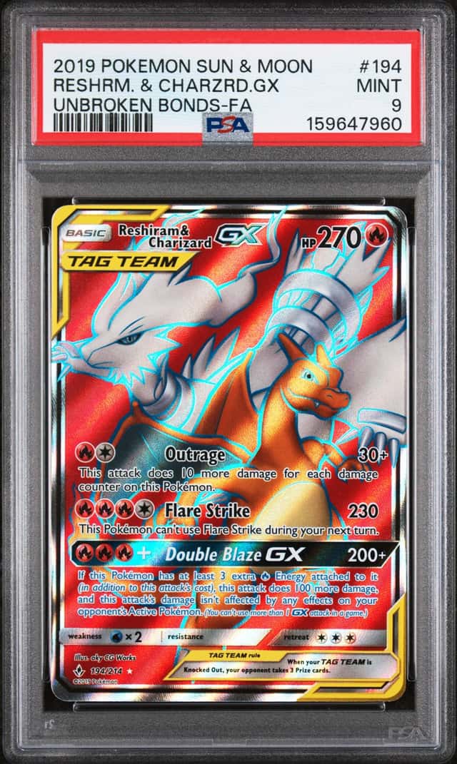 Reshiram & Charizard GX
