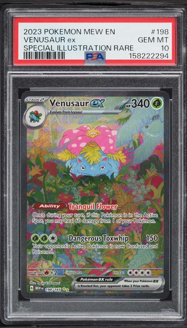 2023 Pokemon Scarlet & Violet 151 SIR Venusaur EX #198 PSA 10 GEM MINT