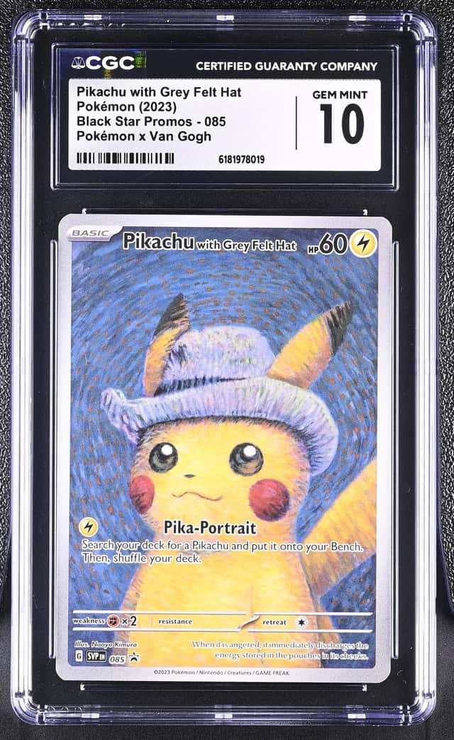 Pikachu/Grey Felt Hat