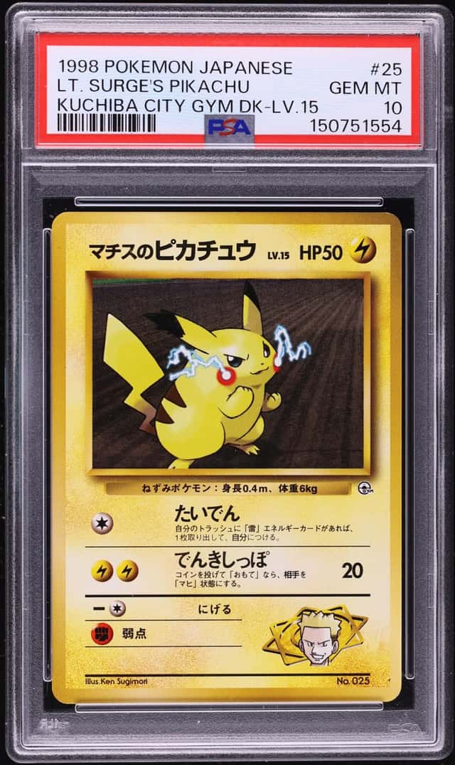 Lt. Surge's Pikachu