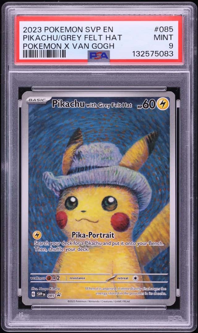Pikachu/Grey Felt Hat