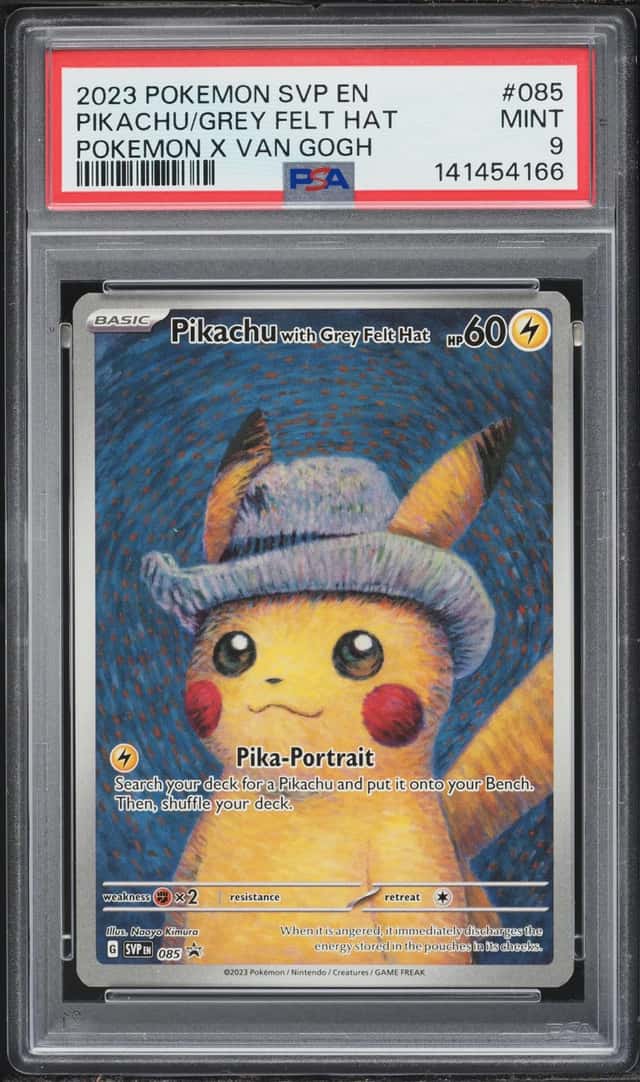 Pikachu/Grey Felt Hat