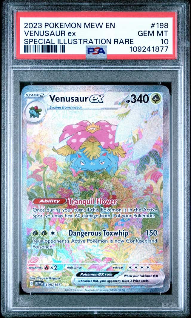 Pokemon 2023 Venusaur ex 198/165 SIR 151 GEM MINT PSA 10