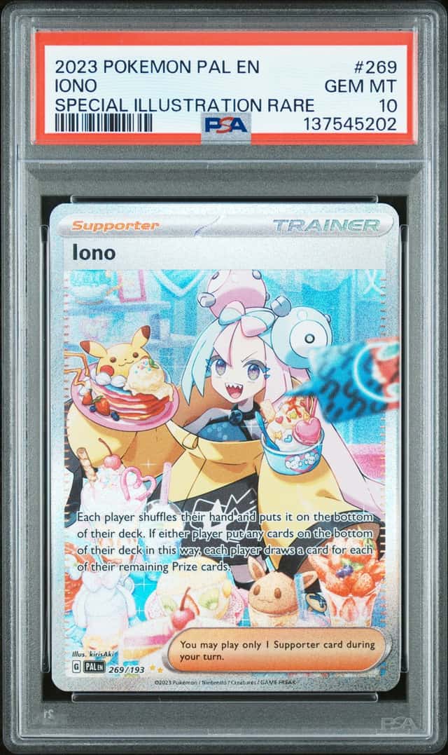 2023 POKEMON PAL EN-PALDEA EVOLVED SPECIAL ILLUSTRATION RARE #269 IONO PSA 10