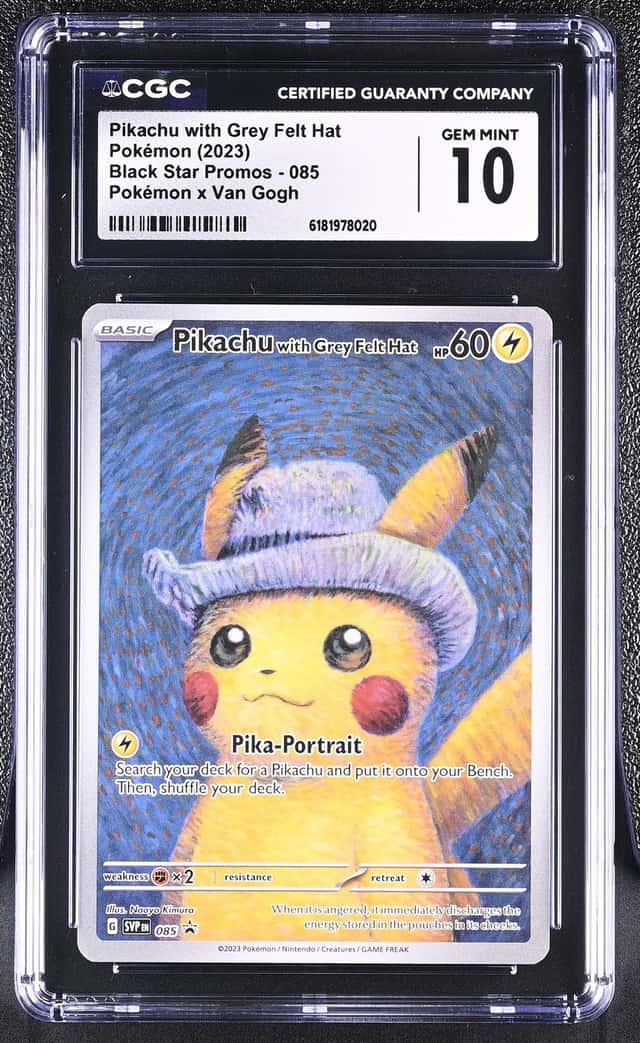 Pikachu/Grey Felt Hat