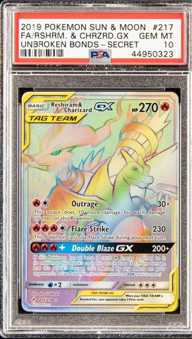 Reshiram & Charizard GX