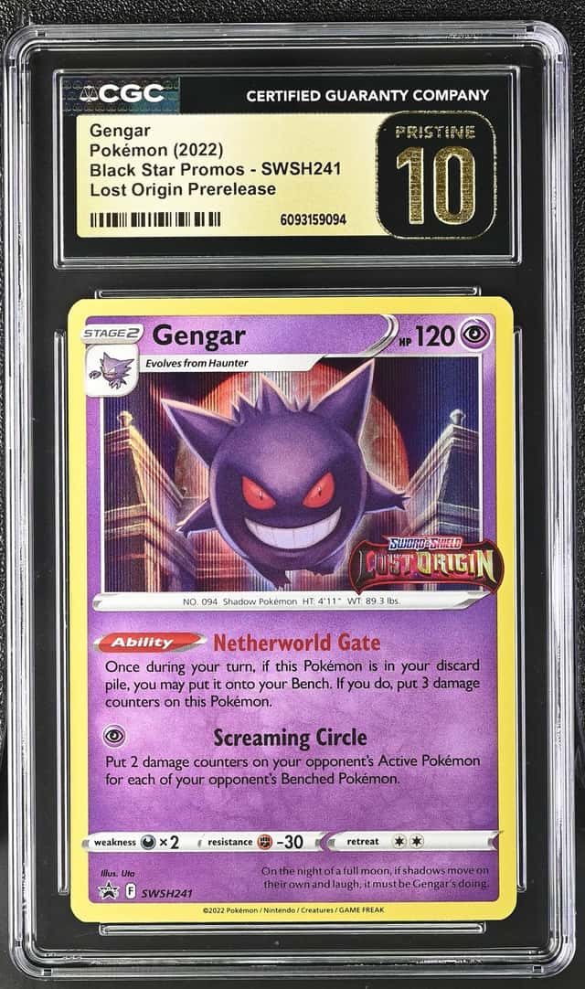 2022 POKEMON BLACK STAR PROMOS LOST ORGIN PRE RELEASE GENGAR CGC 10 PRISTINE