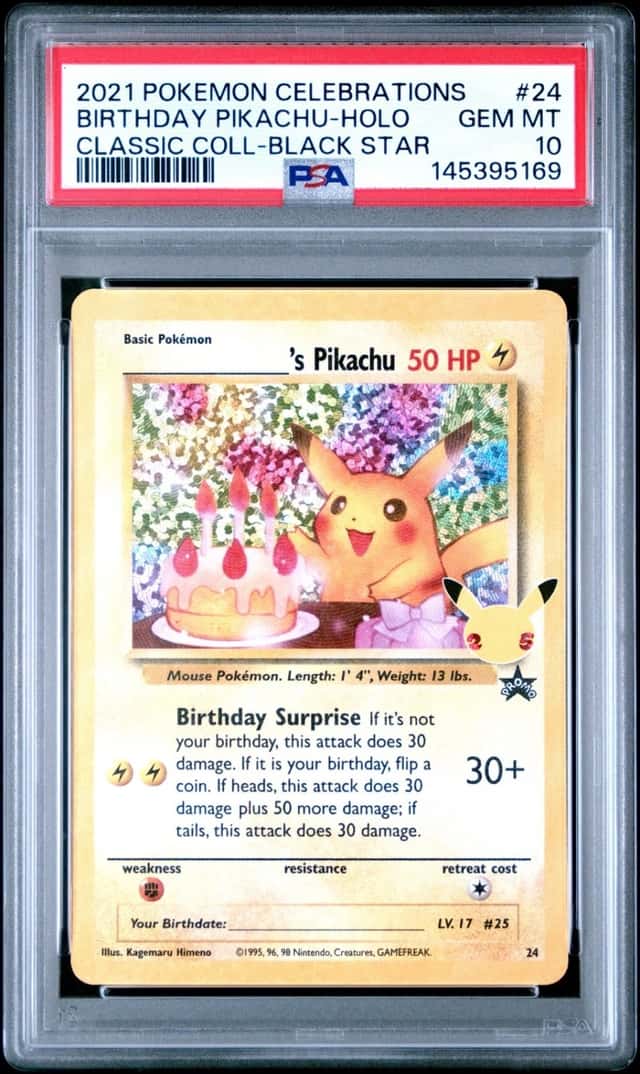 _____'s Pikachu STAMP [25th Anniversary] TEXTURED CONFETTI HOLO