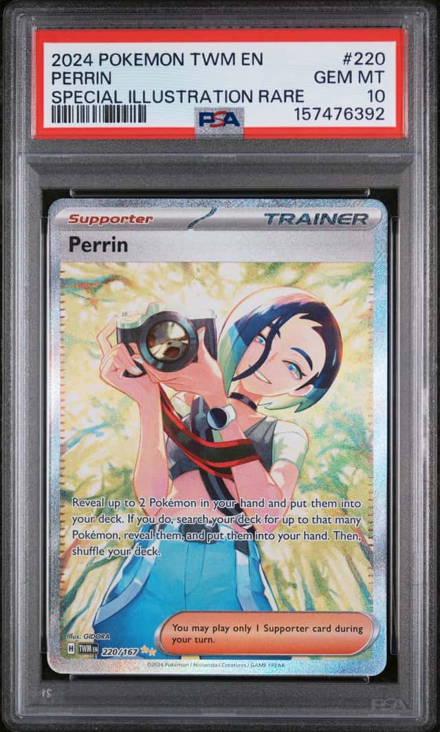2024 POKEMON SPANISH TWM ES-TWILIGHT MASQUERADE #220 PERRIN SIR PSA 10