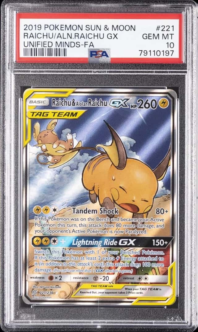 Raichu & Alolan Raichu GX