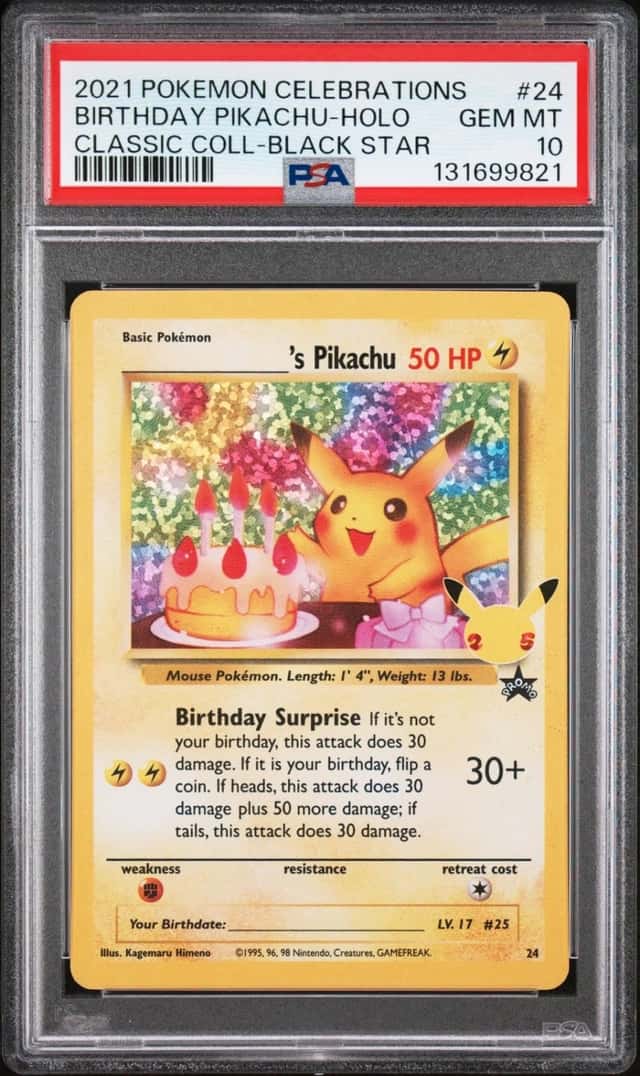 _____'s Pikachu STAMP [25th Anniversary] TEXTURED CONFETTI HOLO