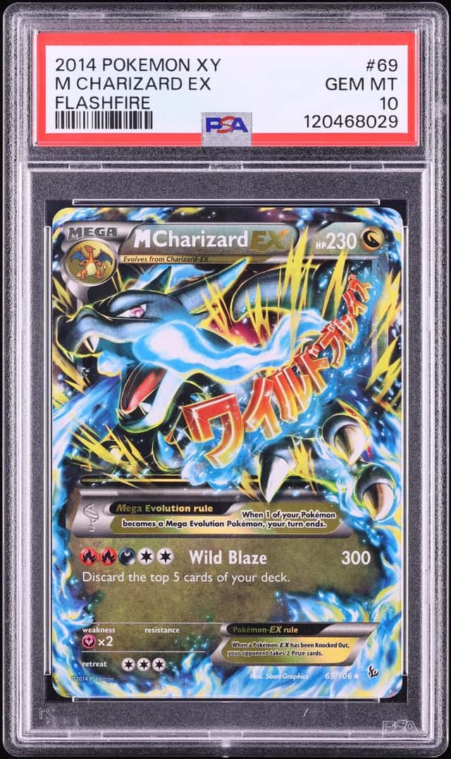 2014 Pokemon XY Flashfire M Charizard EX #69 PSA 10 GEM MINT